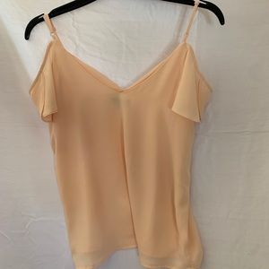 Shinestar flowy peach blouse size Small